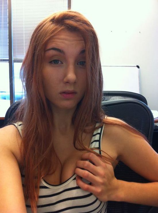 Girls Get Bored at Work. Part 4 (45 pics)