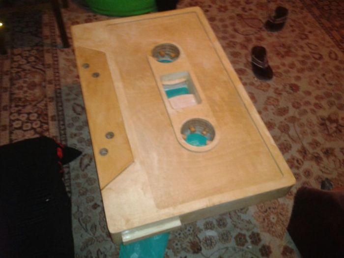 Audio Cassette Coffee Table (21 pics)