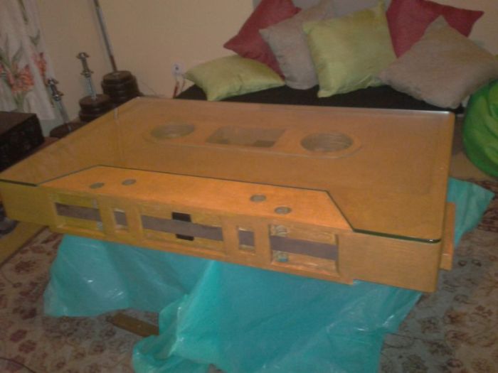 Audio Cassette Coffee Table (21 pics)
