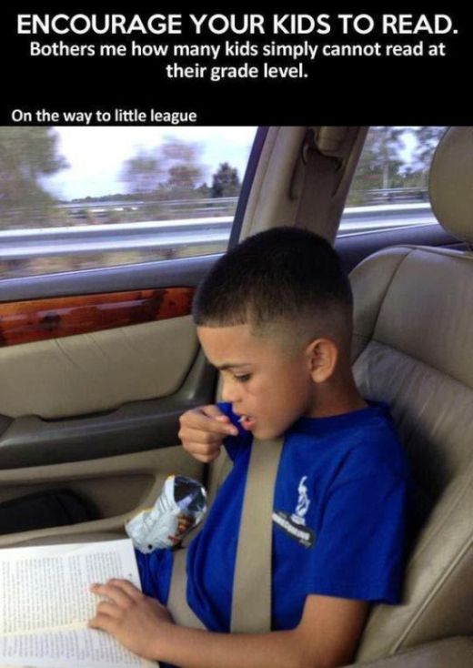Encourage Your Kids to Read (5 pics)
