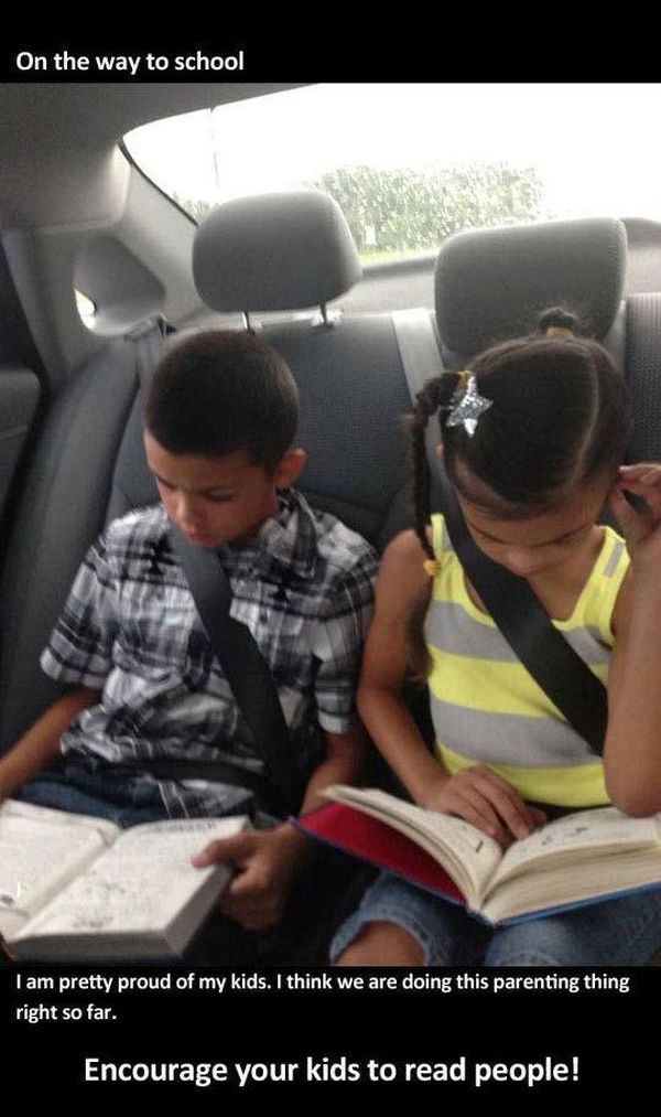 Encourage Your Kids to Read (5 pics)