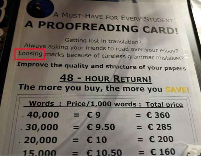 Grammar and Spelling Fails. Part 2 (25 pics)