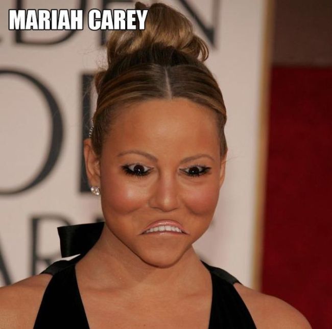 Celebrities With Inverted Mouths and Eyes (21 pics)