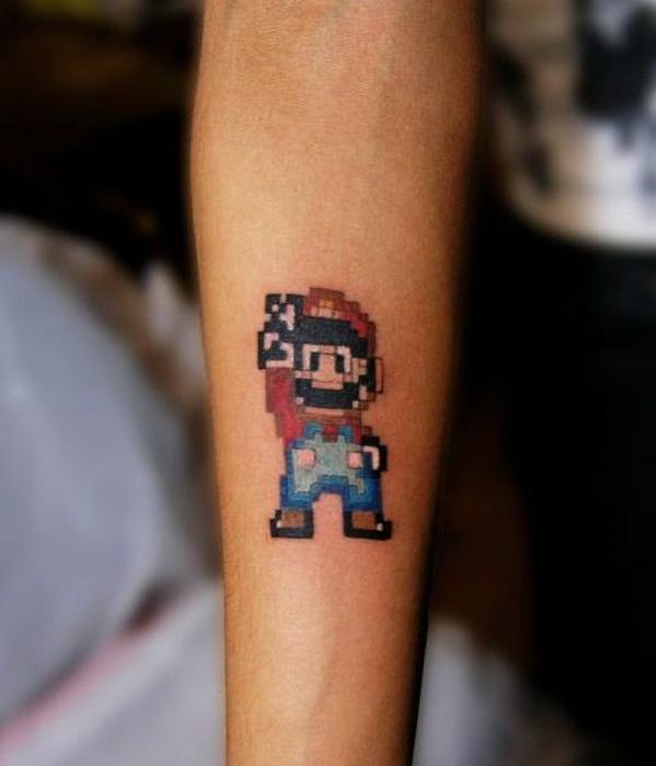 Pixel Art Tattoos (31 pics)