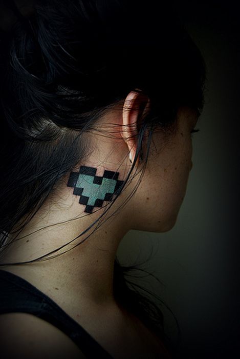 Pixel Art Tattoos (31 pics)