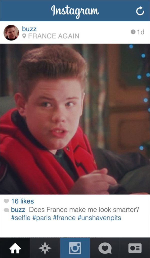 If Buzz From “Home Alone” Had Instagram (9 pics)