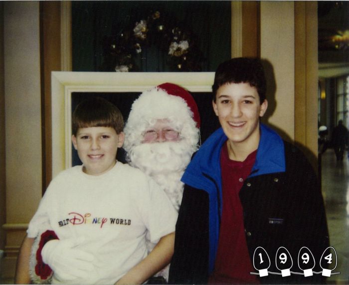 Annual Santa Photo, 1980-2013 (34 pics)