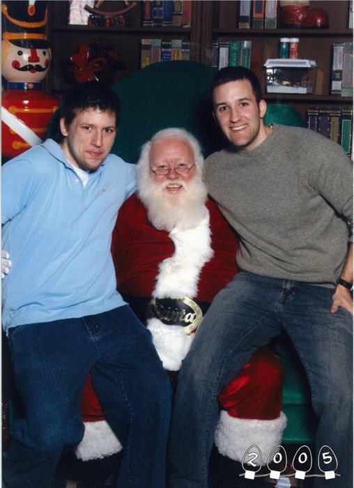 Annual Santa Photo, 1980-2013 (34 pics)