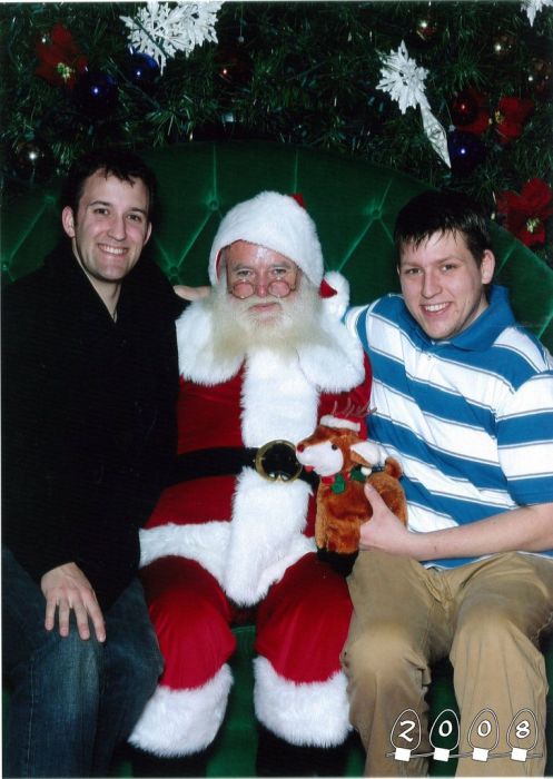 Annual Santa Photo, 1980-2013 (34 pics)