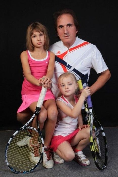 Russian Tennis Coach Who Only Trains Beautiful Women (30 pics)