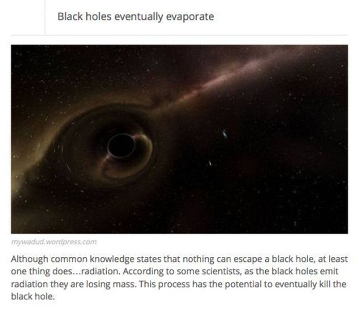 Interesting Facts About The Black Holes 25 Pics