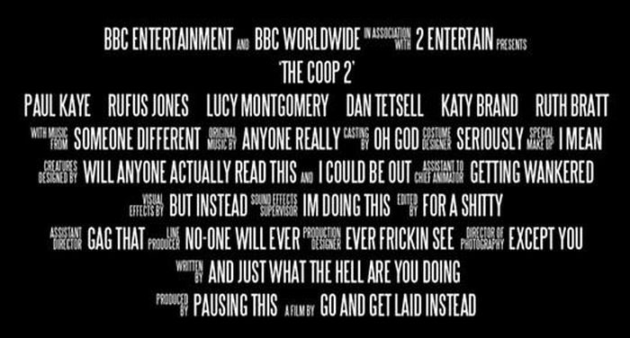 Funny Moments in Movie Credits (23 pics)