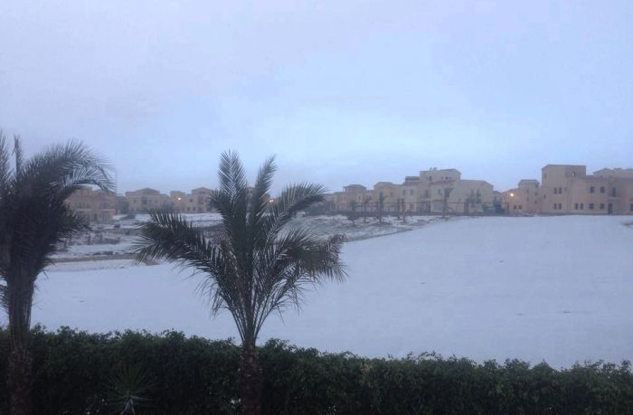 Snow in Egypt (27 pics)