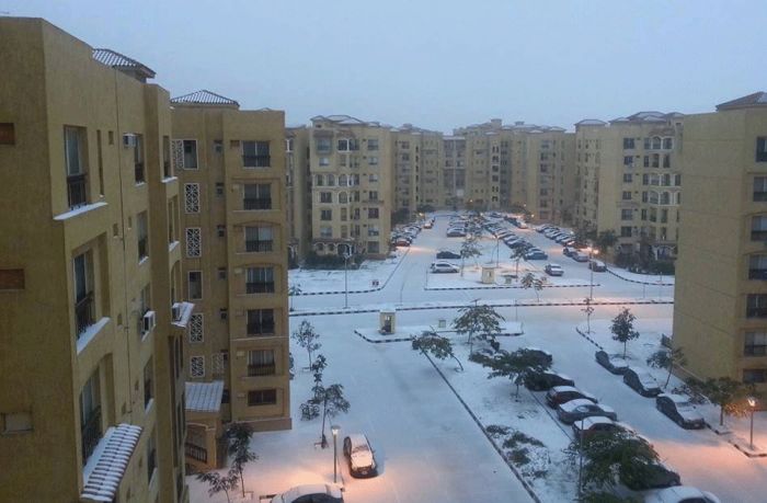 Snow in Egypt (27 pics)