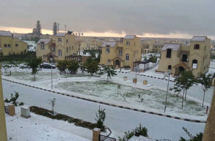 Snow in Egypt (27 pics)