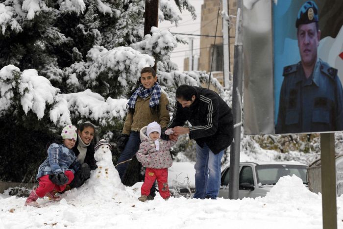 Snow in Egypt (27 pics)