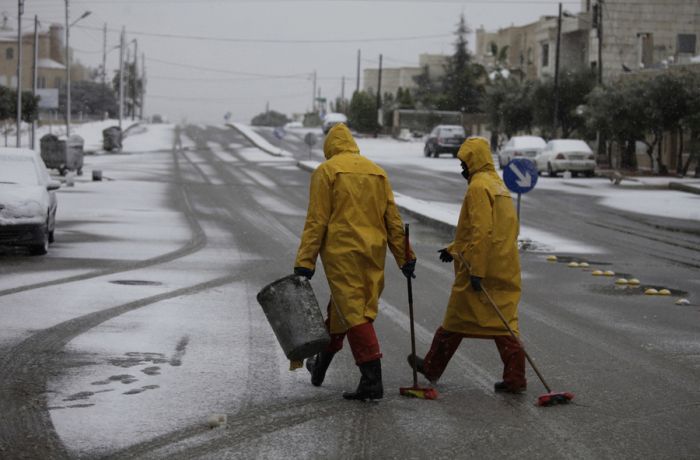 Snow in Egypt (27 pics)