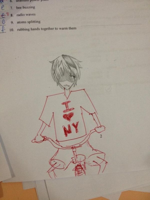 How to Deal With Students Doodling in Class (15 pics)
