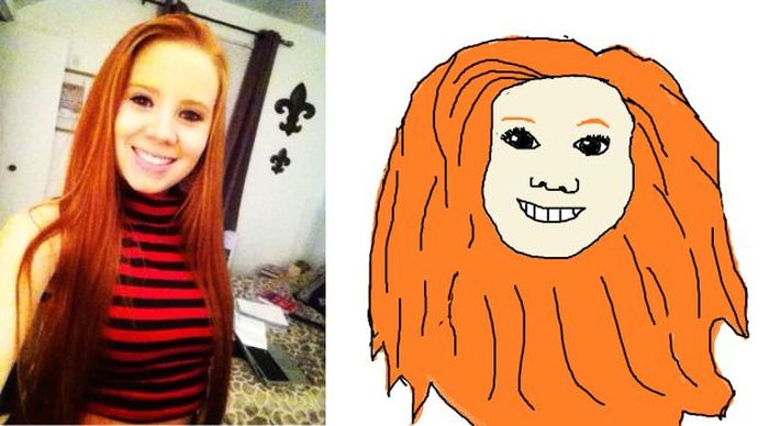 MS Paint Portraits of Twitter Followers (58 pics)