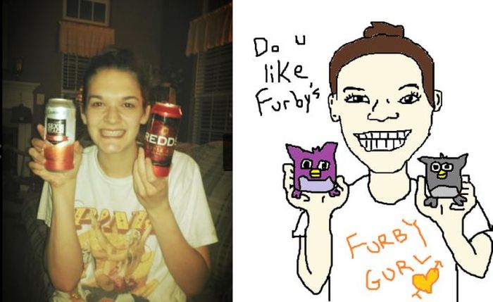 MS Paint Portraits of Twitter Followers (58 pics)