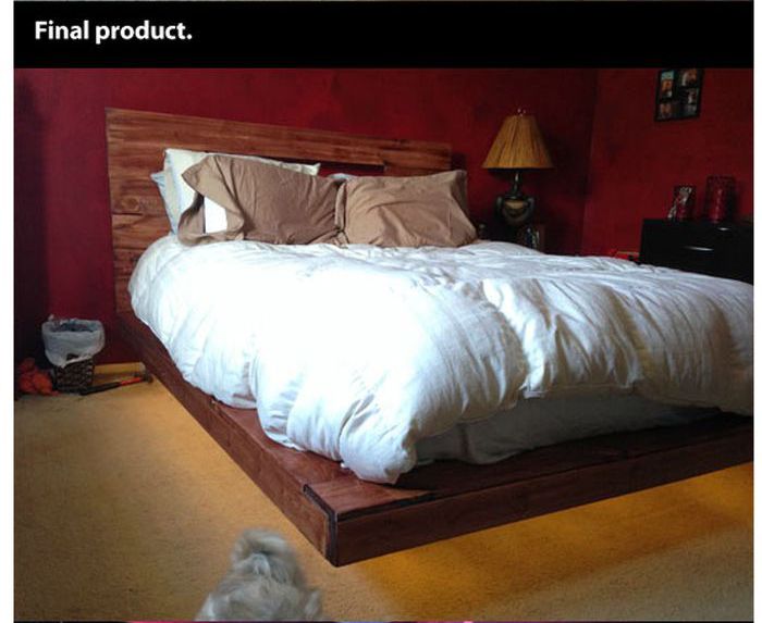 DIY Levitating Bed (14 pics)