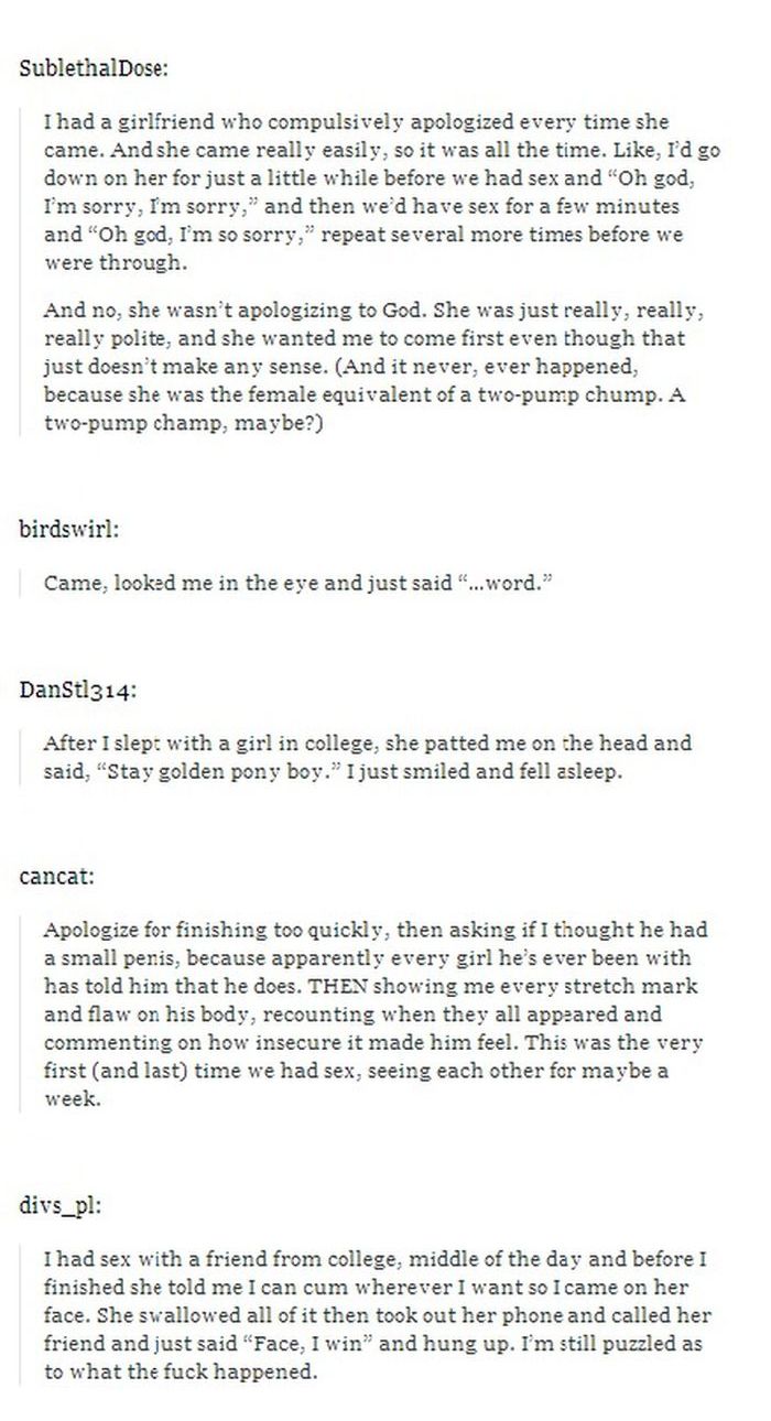 50 Awkward Sexual Experiences (17 pics)
