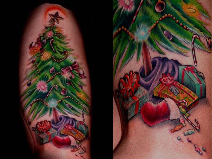 Christmas Tattoos (20 pics)