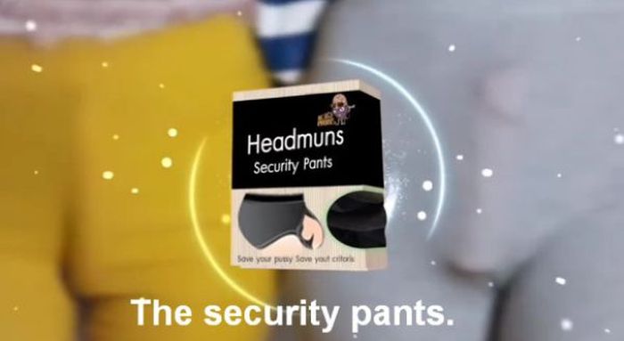 Headmuns Security Pants (3 pics + video)