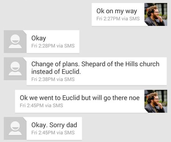 Texts Between a Father and His Son During the Arapahoe Shooting (13 pics)