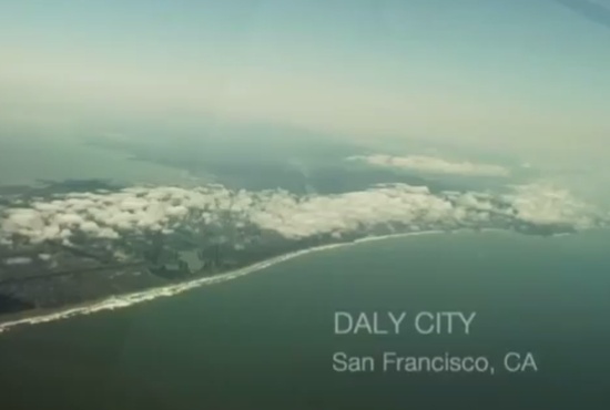 A380 Landing in San-Francisco