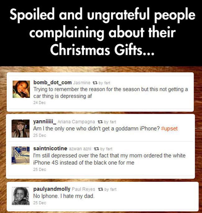 People Complaining About Their Christmas Gifts (7 pics)