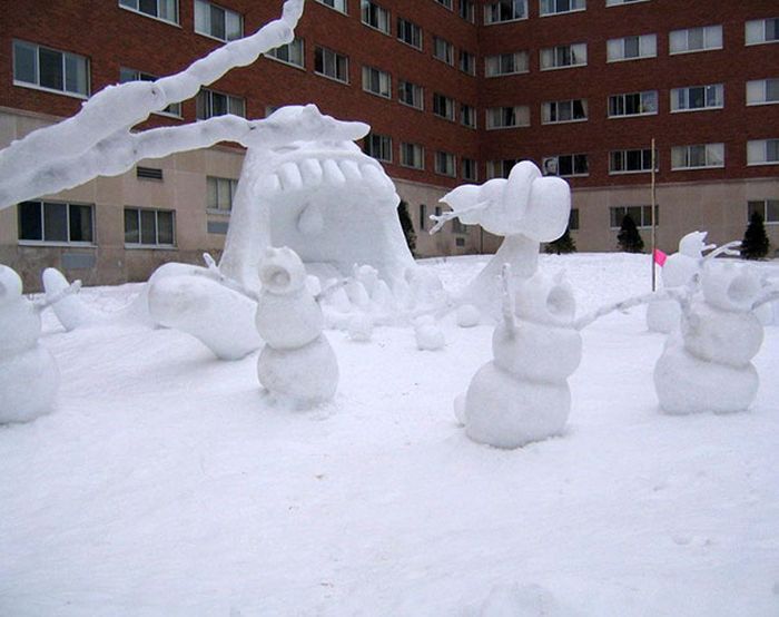 Funny Snowmen (28 pics)