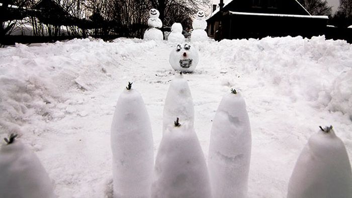 Funny Snowmen (28 pics)