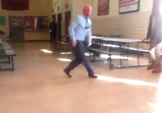 School Teacher Shows Dancing Skills