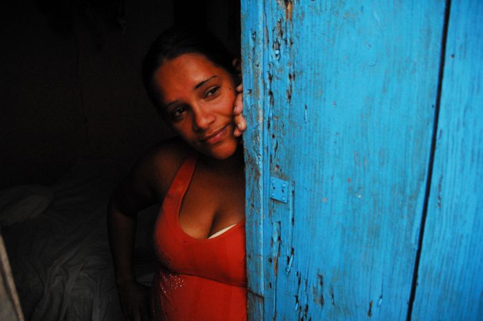 Street prostitutes of Dominican Republic. 