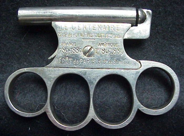 Vintage Brass Knuckles Gun (13 pics)