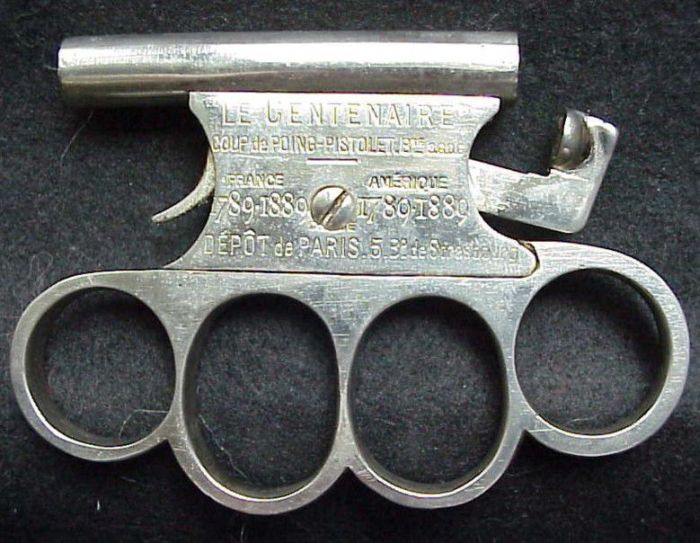 Vintage Brass Knuckles Gun (13 pics)