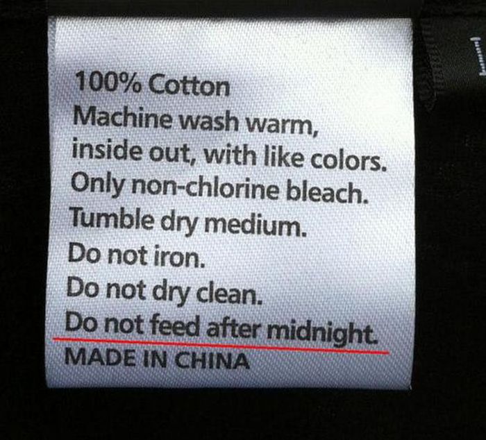 Funny Clothing Tags (19 pics)