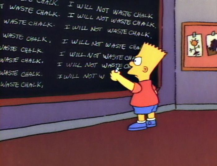 The Funniest Simpsons Chalkboard Gags (24 pics)