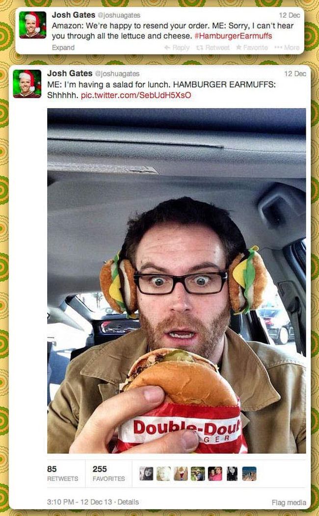 Hamburger Earmuffs (8 pics)