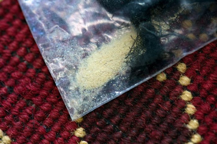 Heroin Inside the Carpets (6 pics)