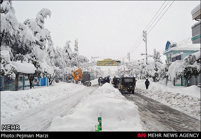 Snowstorm in Iran (45 pics)