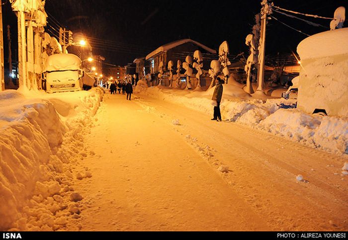 Snowstorm in Iran (45 pics)