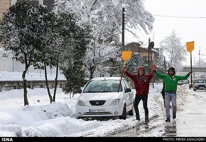 Snowstorm in Iran (45 pics)