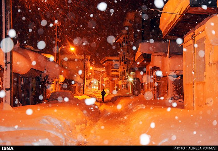 Snowstorm in Iran (45 pics)