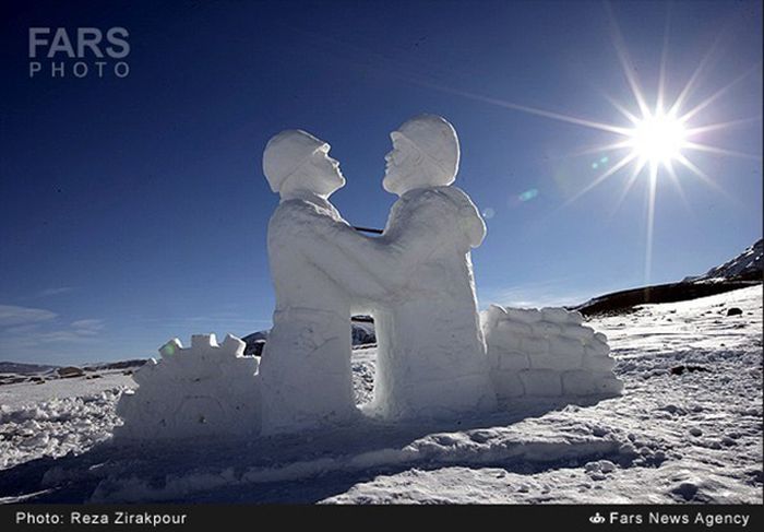 Snowstorm in Iran (45 pics)