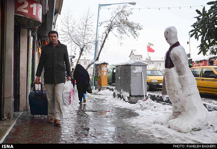 Snowstorm in Iran (45 pics)