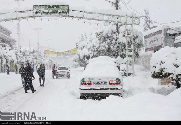 Snowstorm in Iran (45 pics)