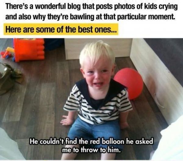 Why Do Kids Cry (36 pics)