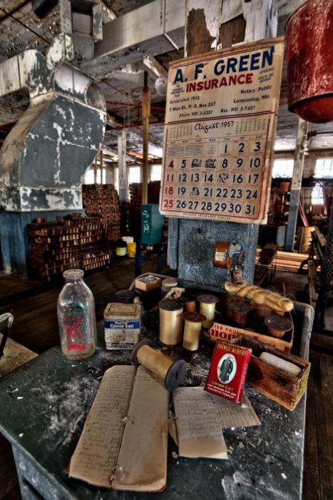 Inside an Abandoned Silk Mill (17 pics)